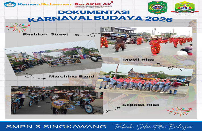 SMPN 3 Singkawang Ikut Meriahkan Hari Jadi Ke-25 Pembentukan Pemerintah Kota Singkawang